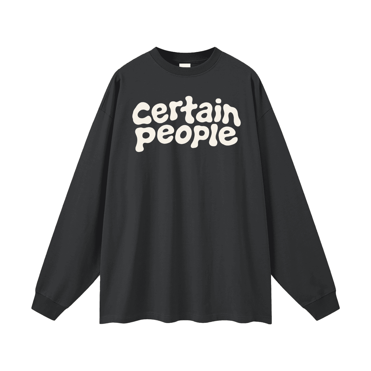 The 002 Long Sleeve — Carbon Grey.