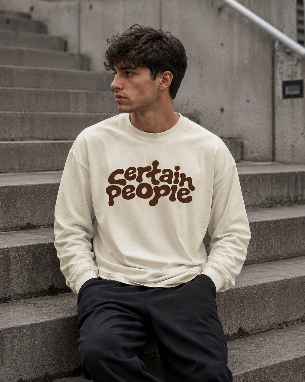 The 002 Long Sleeve — Milk Tea