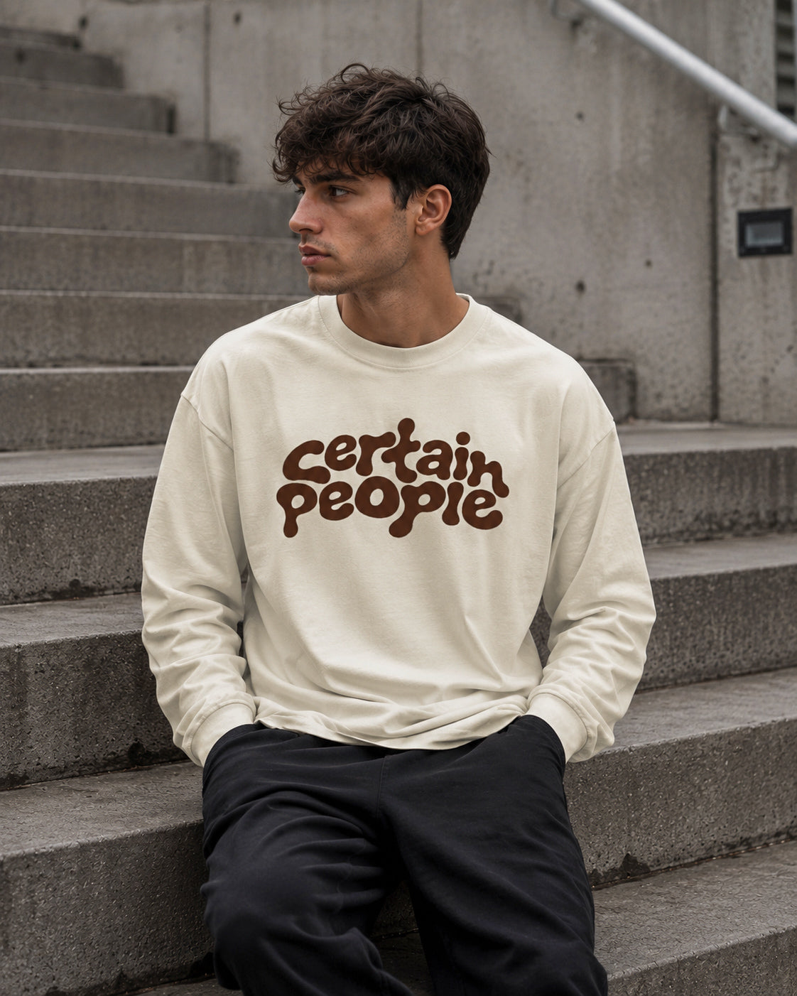 The 002 Long Sleeve — Milk Tea
